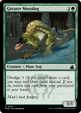 【ENG】【Foil】《大いなる苔犬/Greater Mossdog》[RVR]