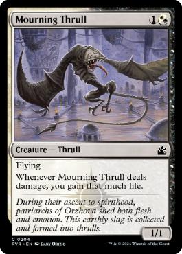 【ENG】【Foil】《哀悼のスラル/Mourning Thrull》[RVR]