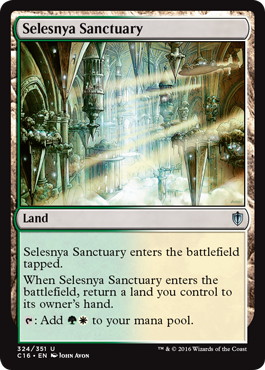 【ENG】《セレズニアの聖域/Selesnya Sanctuary》[C16]