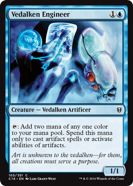 【ENG】《ヴィダルケンの技術者/Vedalken Engineer》[C16]