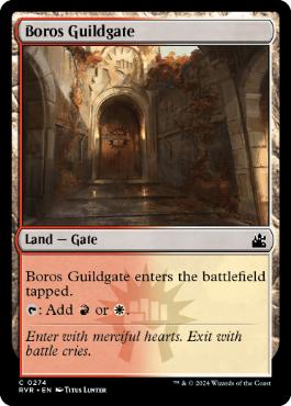 【ENG】【Foil】《ボロスのギルド門/Boros Guildgate》[RVR]