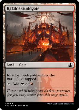 【ENG】【Foil】《ラクドスのギルド門/Rakdos Guildgate》[RVR]