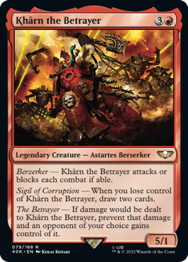 【ENG】《裏切者、カーン/Kharn the Betrayer》[40K]