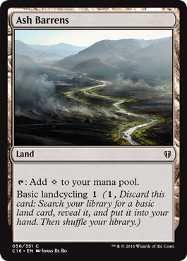 【ENG】《灰のやせ地/Ash Barrens》[C16]