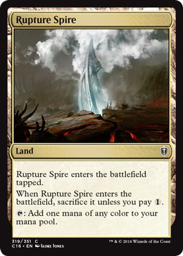 【ENG】《断ち割る尖塔/Rupture Spire》[C16]