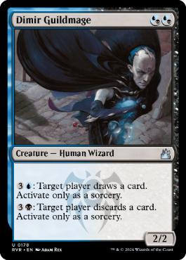 【ENG】【Foil】《ディミーアのギルド魔道士/Dimir Guildmage》[RVR]