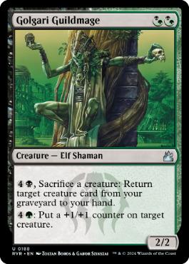 【ENG】【Foil】《ゴルガリのギルド魔道士/Golgari Guildmage》[RVR]
