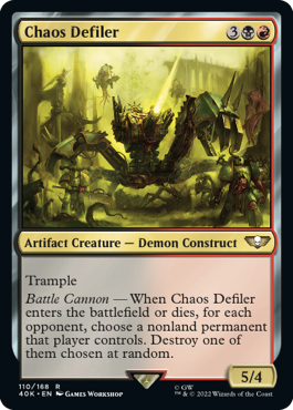 【ENG】【Foil】■サージ■《ケイオス・ディファイラー/Chaos Defiler》[40K]
