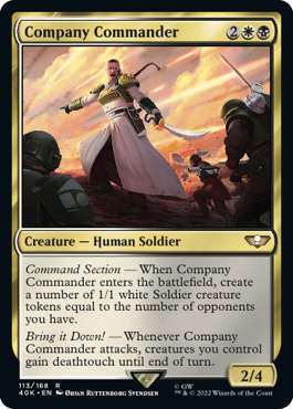 【ENG】《中隊の司令/Company Commander》[40K]