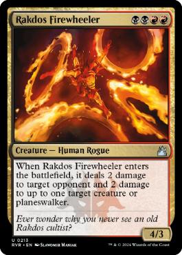 【ENG】【Foil】《ラクドスの火輪使い/Rakdos Firewheeler》[RVR]