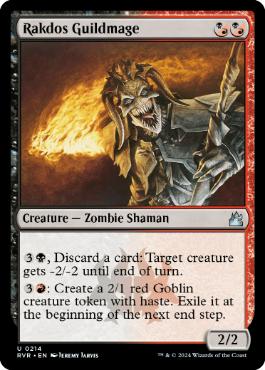 【ENG】【Foil】《ラクドスのギルド魔道士/Rakdos Guildmage》[RVR]