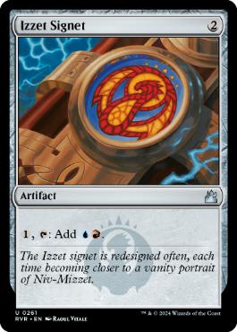 【ENG】【Foil】《イゼットの印鑑/Izzet Signet》[RVR]