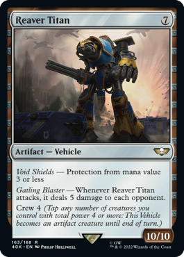 【ENG】【Foil】■サージ■《リーヴァー・タイタン/Reaver Titan》[40K]