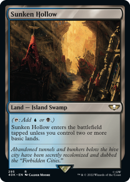 【ENG】【Foil】■サージ■《窪み渓谷/Sunken Hollow》[40K]
