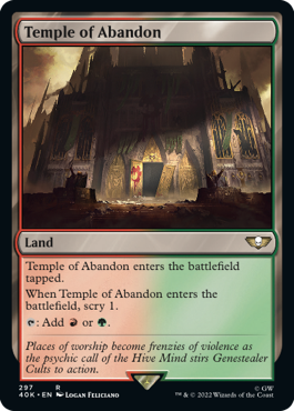 【ENG】《奔放の神殿/Temple of Abandon》[40K]