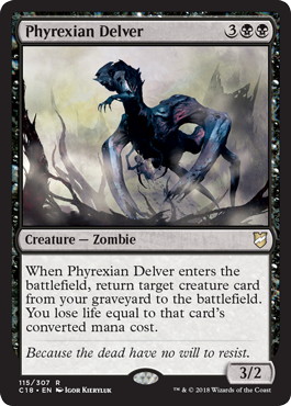 【ENG】《ファイレクシアの発掘者/Phyrexian Delver》[C18]