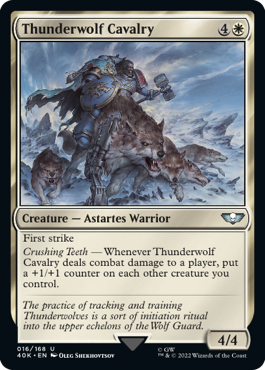 【ENG】《サンダーウルフ・キャバルリー/Thunderwolf Cavalry》[40K]