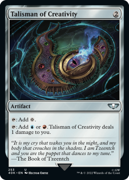 【ENG】《独創のタリスマン/Talisman of Creativity》[40K]