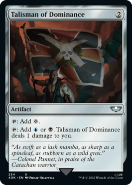 【ENG】《威圧のタリスマン/Talisman of Dominance》(254)[40K]
