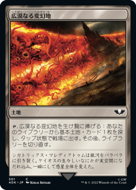 【JPN】《広漠なる変幻地/Terramorphic Expanse》[40K]