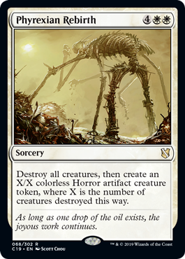 【ENG】《ファイレクシアの再誕/Phyrexian Rebirth》[C19]