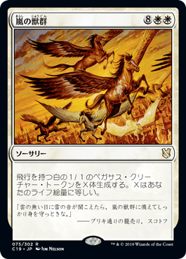 【JPN】《嵐の獣群/Storm Herd》[C19]