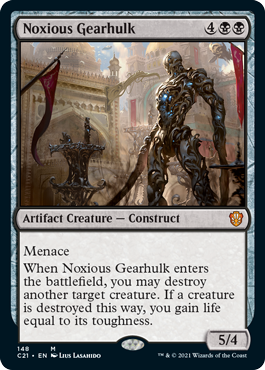 【ENG】《害悪の機械巨人/Noxious Gearhulk》[C21]