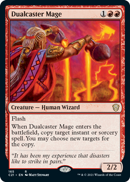 【ENG】《二重詠唱の魔道士/Dualcaster Mage》[C21]