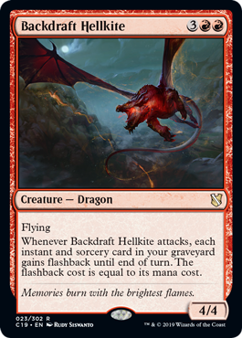 【ENG】《逆噴射のヘルカイト/Backdraft Hellkite》[C19]