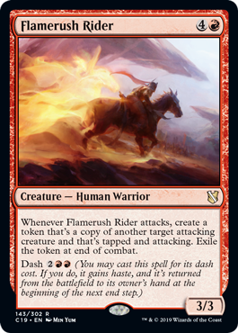 【ENG】《炎駆の乗り手/Flamerush Rider》[C19]