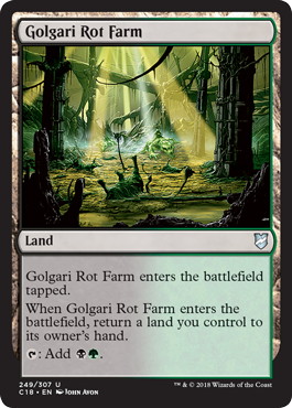 【ENG】《ゴルガリの腐敗農場/Golgari Rot Farm》[C18]