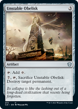 【ENG】《不安定なオベリスク/Unstable Obelisk》[C21]