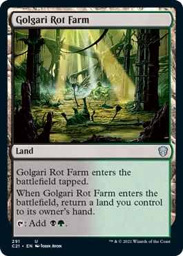 【ENG】《ゴルガリの腐敗農場/Golgari Rot Farm》[C21]