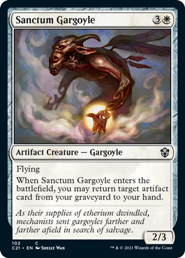 【ENG】《聖域のガーゴイル/Sanctum Gargoyle》[C21]