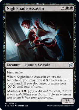【ENG】《ベラドンナの暗殺者/Nightshade Assassin》[C19]