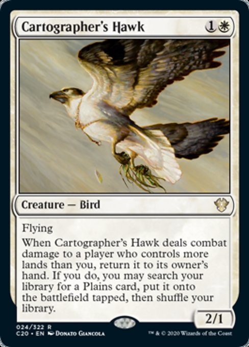 【ENG】《地図作りの鷹/Cartographer's Hawk》[C20]