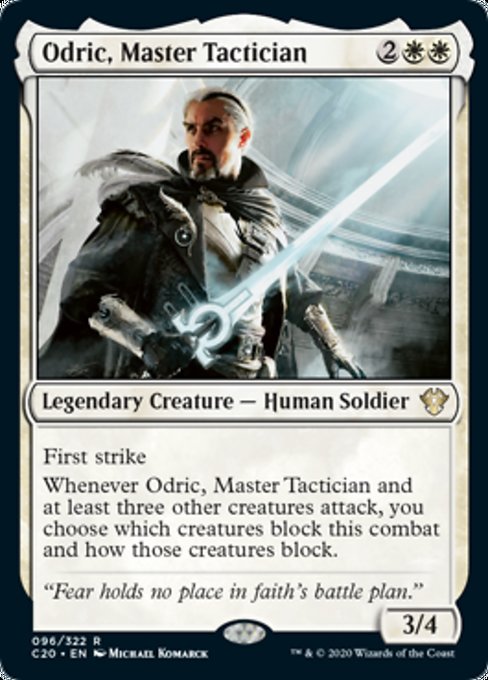 【ENG】《熟練の戦術家、オドリック/Odric, Master Tactician》[C20]