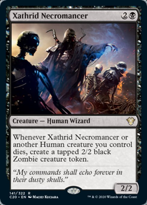 【ENG】《ザスリッドの屍術師/Xathrid Necromancer》[C20]