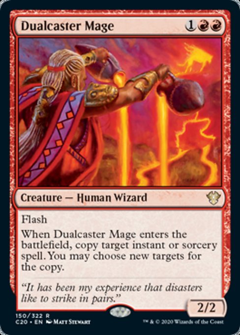 【ENG】《二重詠唱の魔道士/Dualcaster Mage》[C20]