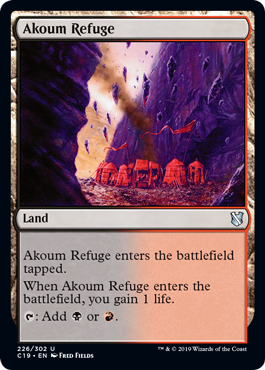【ENG】《アクームの隠れ家/Akoum Refuge》[C19]