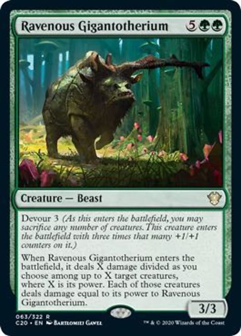 【ENG】《貪欲な巨体獣/Ravenous Gigantotherium》[C20]