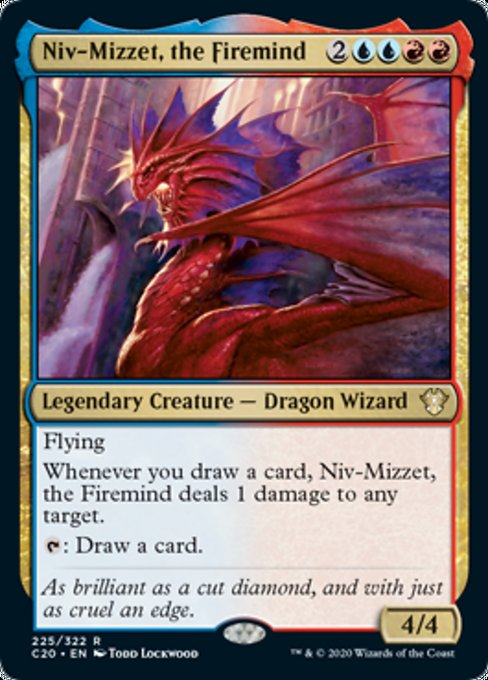 【ENG】《火想者ニヴ＝ミゼット/Niv-Mizzet, the Firemind》[C20]