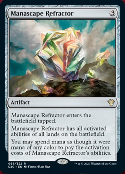 【ENG】《魔力景の屈折体/Manascape Refractor》[C20]