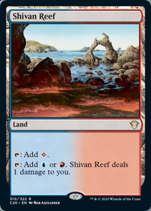 【ENG】《シヴの浅瀬/Shivan Reef》[C20]