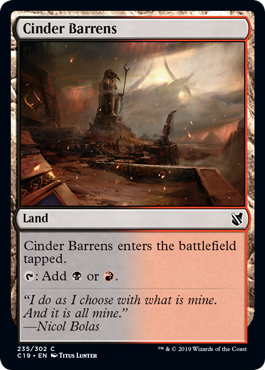 【ENG】《燃え殻の痩せ地/Cinder Barrens》[C19]