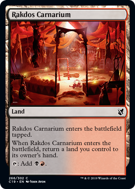 【ENG】《ラクドスの肉儀場/Rakdos Carnarium》[C19]