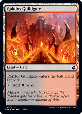 【ENG】《ラクドスのギルド門/Rakdos Guildgate》[C19]