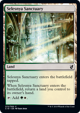 【ENG】《セレズニアの聖域/Selesnya Sanctuary》[C19]