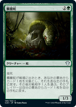 【JPN】《髑髏蛇/Skullwinder》[C20]