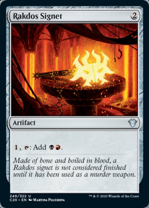 【ENG】《ラクドスの印鑑/Rakdos Signet》[C20]